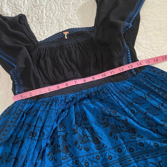 Free People In Search Of Paradise Dress Womens Size Small Festival Fiesta midi - Picture 8 of 8